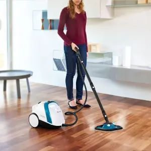 Polti Vaporetto Smart 100B Plus Steam Cleaner, Unlimited Autonomy, High Pressure Boiler 4 Bar, Extra Cloths