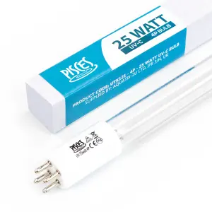 Pisces 25w (Watt) 4 Pin Linear Pond UV Bulb for Laguna Pressure Flo Filter PF12000