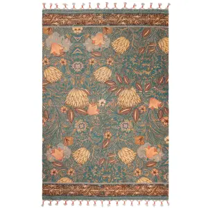 Wylder Nature Bolais Floral Tasselled Rug