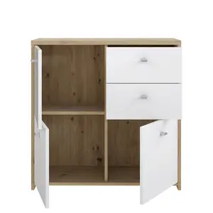 Filippone Sideboard Artisan oak/White