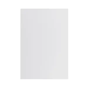 GoodHome Garcinia Gloss light grey slab End panel (H)870mm (W)590mm