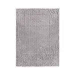 Mountain Warehouse Borg Fleece Lined Blanket Grey (One Size)