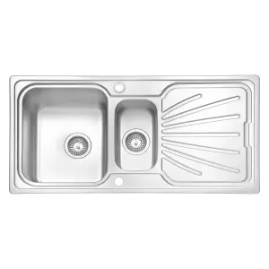 JASSFERRY Stainless Steel Kitchen Sink 1.5 One Half Welding Bowl Reversible Drainer