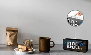 LED Music Voice Controlled Alarm Clock