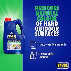 3 x Jeyes 4-in-1 Patio and Decking Power, Outdoor Cleaner for Patio & Paths - 2L