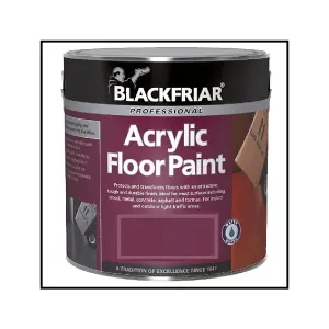 Blackfriar Acrylic Floor Paint - Hard Wearing - White - 5 Litre