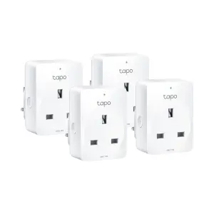 Tapo Smart Compact Plug With energy monitoring 240V, Pack of 4