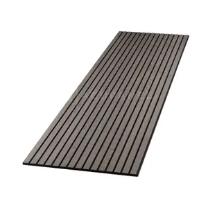 Acupanel Contemporary Grey Oak Wood Slat Wall Panel (Non-Acoustic) 240cm x 60cm