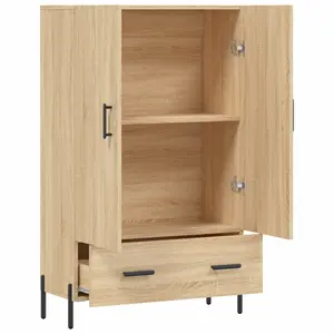 Madonia 69.5cm Wide 1 Drawer Highboard Sonoma Oak