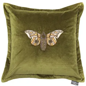 Square Throw Cushion Green