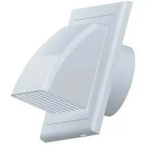 Cowled Gravity Flap 125mm Wall Outlets