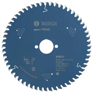 Bosch Professional Expert Circular Saw Blade for Wood - 190 x 30 x 2.6 mm, 56 Teeth