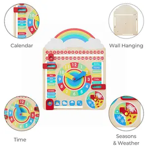 Teamson Kids Preschool Play All About Today Calendar, Multicolour