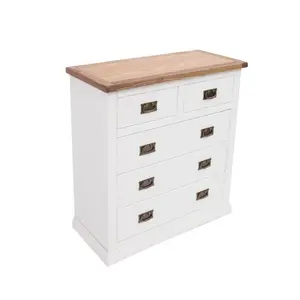 Cosenza 5 Drawer Chest of Drawers Bras Drop Handle