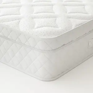 Memory Wool Pocket Sprung Hybrid 2000 Firm Mattress Double (4'6)