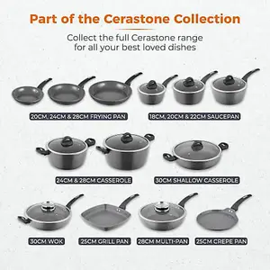 Cerastone Forged 5 Piece Pan Set Graphite