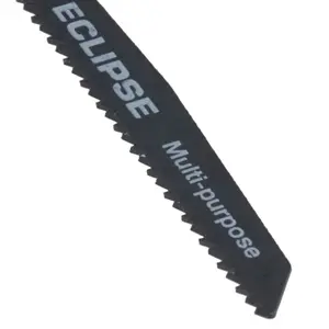 Eclipse Metal Wood Plastic Jigsaw Blades Fine Straight Cut 1.8mm Spacing 100pc