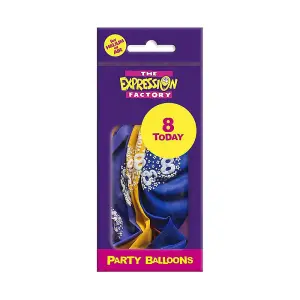 Expression Factory Age 6 Latex Balloon Multicoloured (One Size)