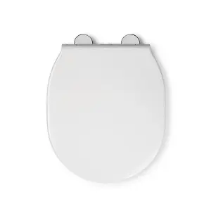 Croydex Bolsena Contoured D-shaped Flexi Fix Toilet Seat