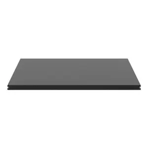 GoodHome Konnect Modular Black Rectangular Shelf (L)33cm x (D)31.5cm