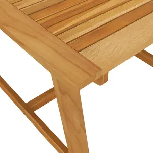 Berkfield Garden Dining Table 88x88x74 cm Solid Acacia Wood