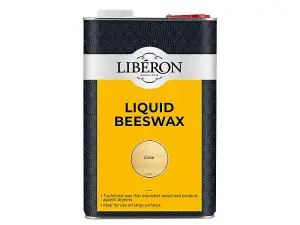 Liberon Liquid Beeswax Clear - 5 Litre Wood Protector and Nourisher