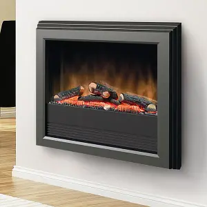 Dimplex Bach Optiflame Electric Fire with Wall Mounted Fitting - Black -