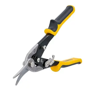 TOUGH MASTER Aviation Snip Right Cut 10" Carbon Steel TPR - 250 Milimetres (TM-AS10R)