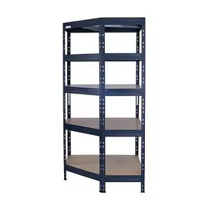 Rapid Racking Rapid 3 Pro Corner Shelving Bay 450d Grey