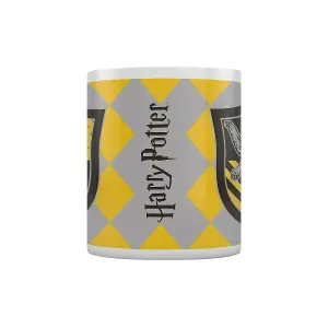 Harry Potter Hufflepuff Mug Yellow/Grey/Black/White (One Size)