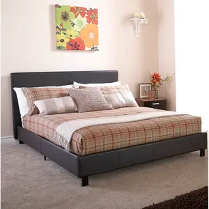 Morgana Upholstered Bed Frame Grey / Double (4'6)