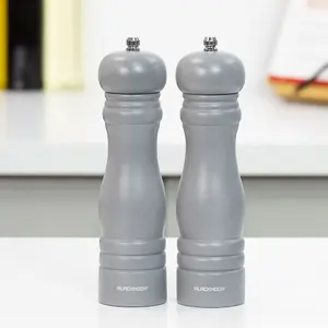 Blackmoor Manual Salt And Pepper Grinder Set, Grey Coloured