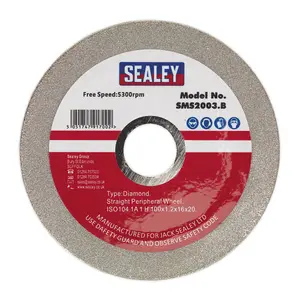 Sealey Grinding Disc Diamond Coated 100mm for SMS2003 SMS2003.B