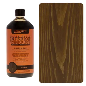 Littlefair's - Indoor Wood Stain - Golden Oak - 1 LTR