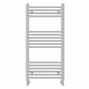 Right Radiators 1000x500 mm Straight Heated Towel Rail Radiator Bathroom Ladder Warmer Chrome