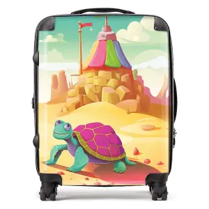 Turtle On A Beach Holiday Suitcase - Large