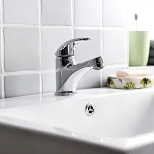 GoodHome Eidar Basin Mono mixer Tap