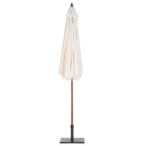 Garden Parasol 2.7 m Light Beige TOSCANA