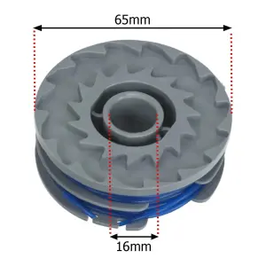 SPARES2GO Spool Line + Cover Cap compatible with Flymo Strimmer Trimmer