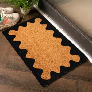 Modern, Stylish Wavey Frame Doormat