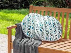 Set of 2 Outdoor Cushions LOANO Green