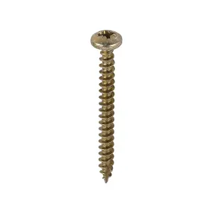 TIMCO Classic Multi-Purpose Pan Head Gold Woodscrews - 5.0 x 50 (200pcs)