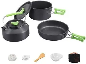 Outdoor Cooking Set Portable And Convenient For Camping And For Hiking