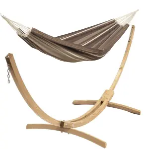 Amazonas Paradiso Family Hammock Wooden Set Café