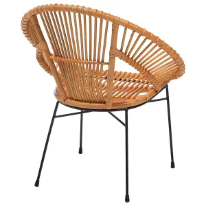 Dining Chair SARITA Rattan Natural