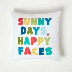 Homescapes Sunny Days Outdoor Cushion 45 x 45 cm, Set of 2