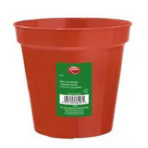 Ambador Flower Pot Orange (8in)