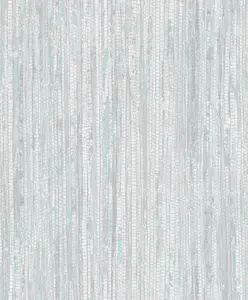 Galerie Organic Textures Turquoise Grey Rough Grass Textured Wallpaper