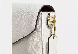 COACH® Women's Wyn Crossbody Bag In White | Leather