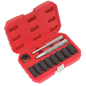 Sealey Locking Wheel Nut Removal Set With Conical Shaped Design 10 Pieces SX272